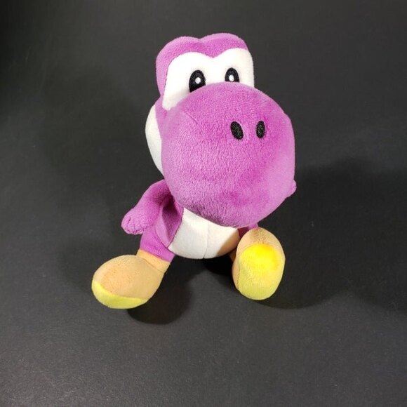 Super Mario Yoshi Purple Plush Toy Nintendo 2015 7 Inch  Y2k Video Character - Picture 9 of 9